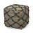 Poncho Square Pouf（ONLY OTTOMAN)