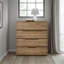 Commode 4 tiroirs, chêne naturel