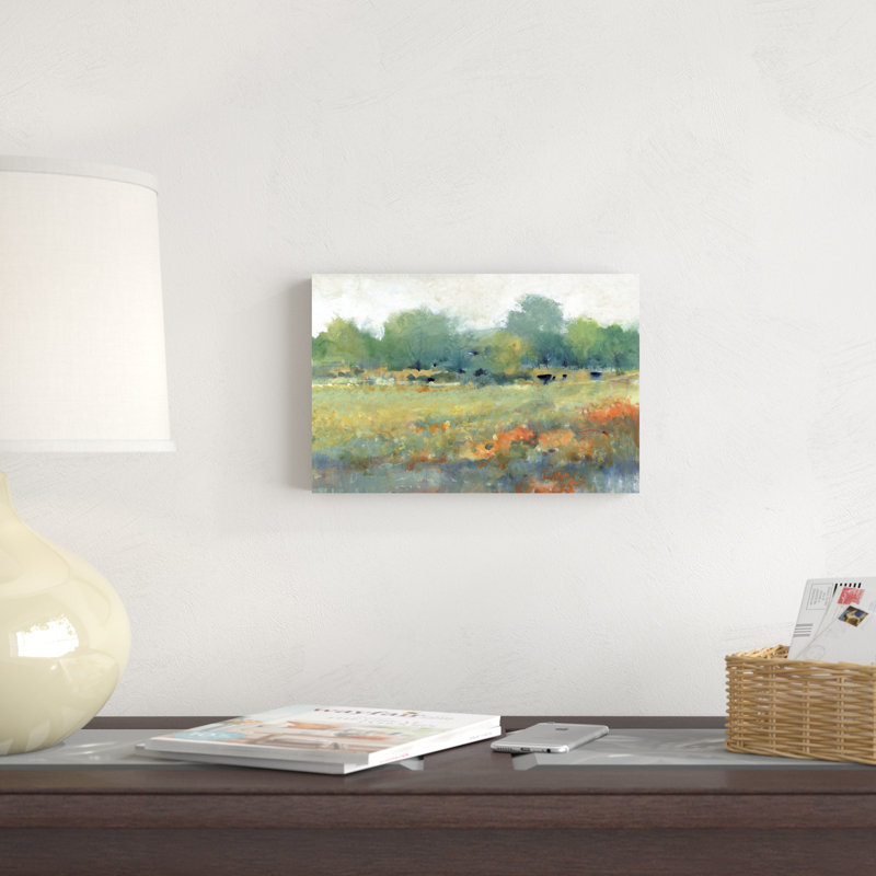 "La Terre Rurale II" par Timothy O 'Toole - peinture sur toile tendue, H 8 po x l 12 po