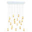 Amorphic 13 - Light Porcelain Chandelier-124934856-124934859