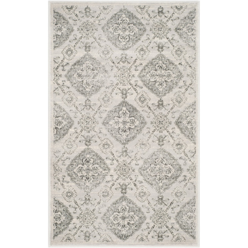 Joana Performance Floral Rug, Rectangle 3' x 5'