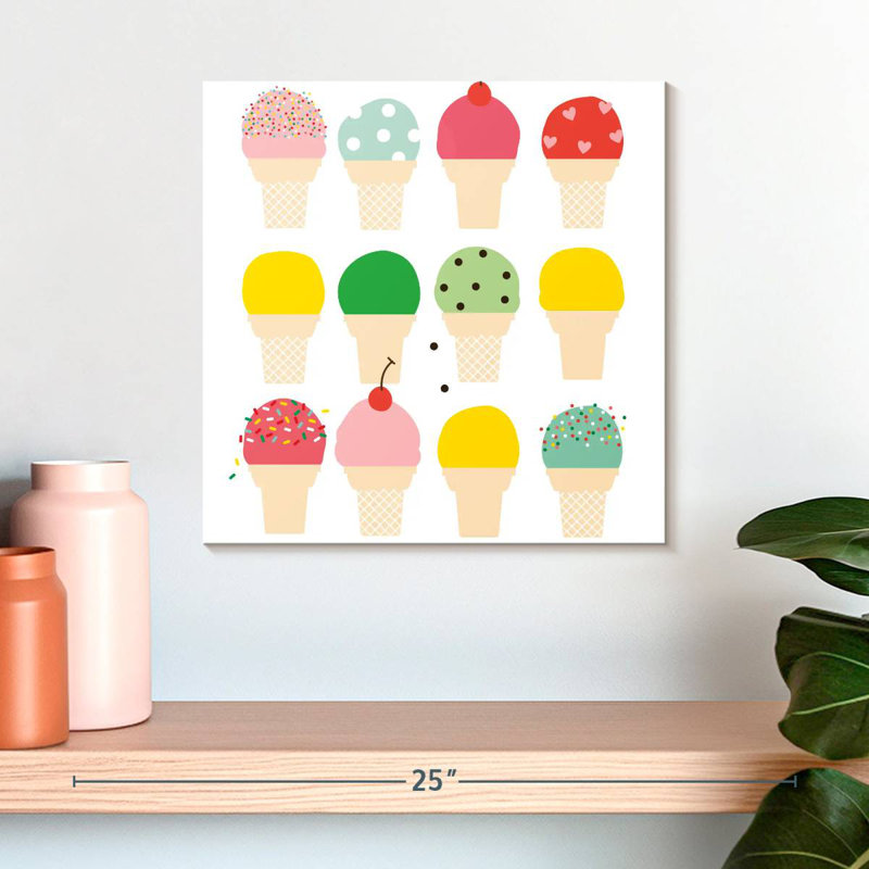 Yarlin Ice Cream Fun, H 16 po x l 16 po