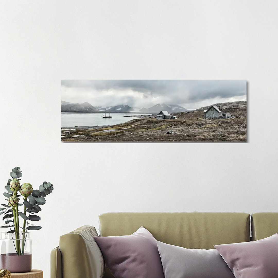 Raw And Deserted von Marloes Van Pareren - No Frame Panoramic Gallery-Wrapped Canvas Giclée on Canvas