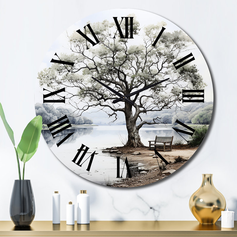Horloge murale arbre - Tranquil Shades II, Grand