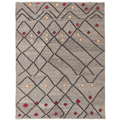 Tapis noir et blanc Jessen