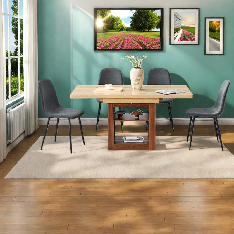 Ensembles de table de salle à manger (doit inclure à la fois la table et la chaise), MDF extensible pour la maison