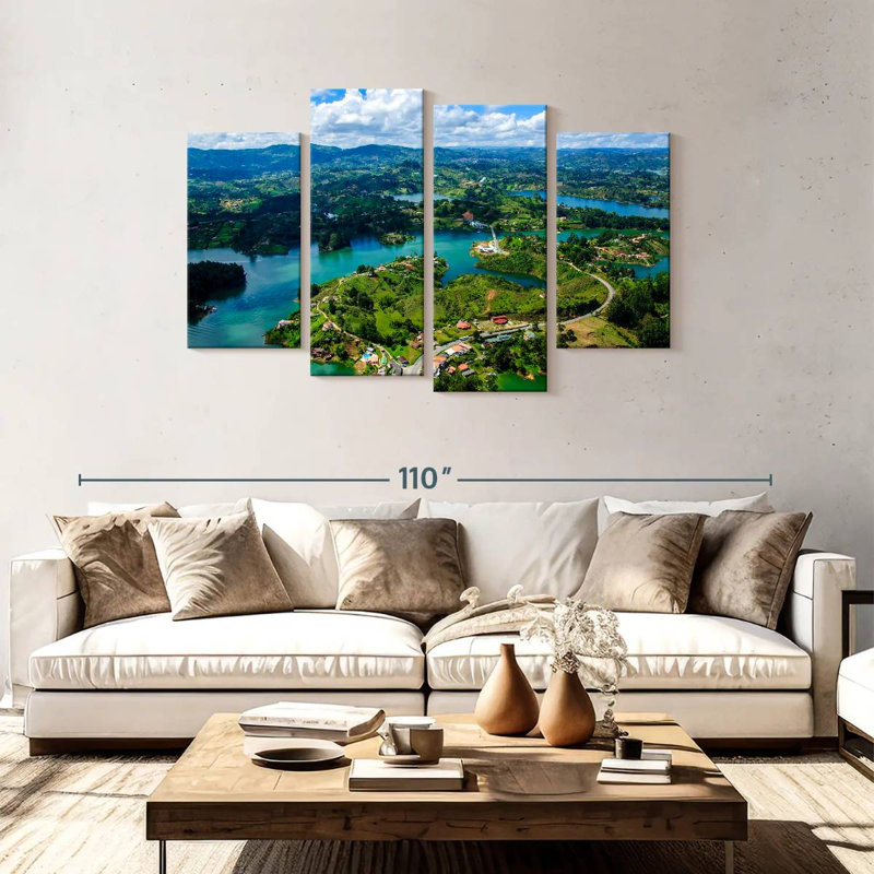 Nicci Medellin Aerial View, 48" H x 75" W