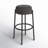 Colombe Upholstered Stool with Metal Frame-982525774-991454323