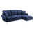 Chenille bleue marine sélectionné