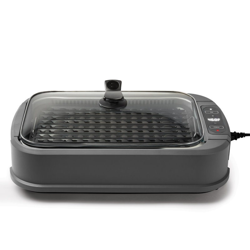 Oster 7.9 in. W x 21 in. D Indoor/Outdoor Use 1 - Burner Single Burner Countertop Electric Grill