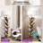 Bookcases With Led Light And Remote Control, 9-Tier Column Floor Lamp-1585701690
