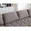 Canapé modulaire de 138,5 po, canapé en forme de U, salon, appartement, canapé rembourré à 6 places, canapé à combinaison libre (tissu maillé), tissu respirant-1593372393