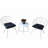 Worksop 2 - Person Patio Dining Set Round Table
