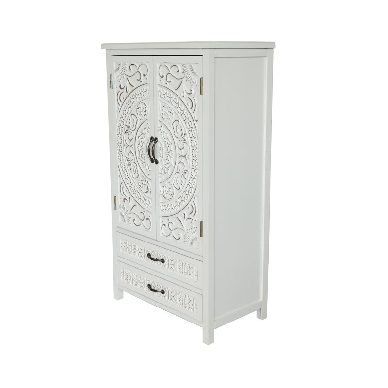 Armoire de rangement blanche Accent