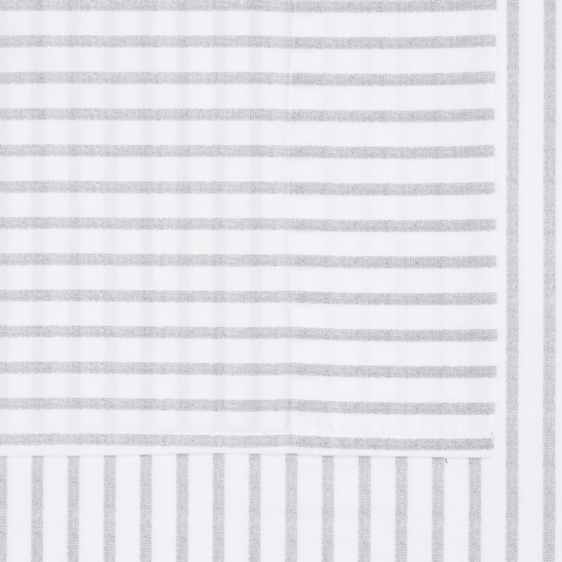 Ensemble de draps en microfibre à carreaux vraiment doux, Blanc / Gris, Ensemble de draps pour grand lit + un drap-housse 