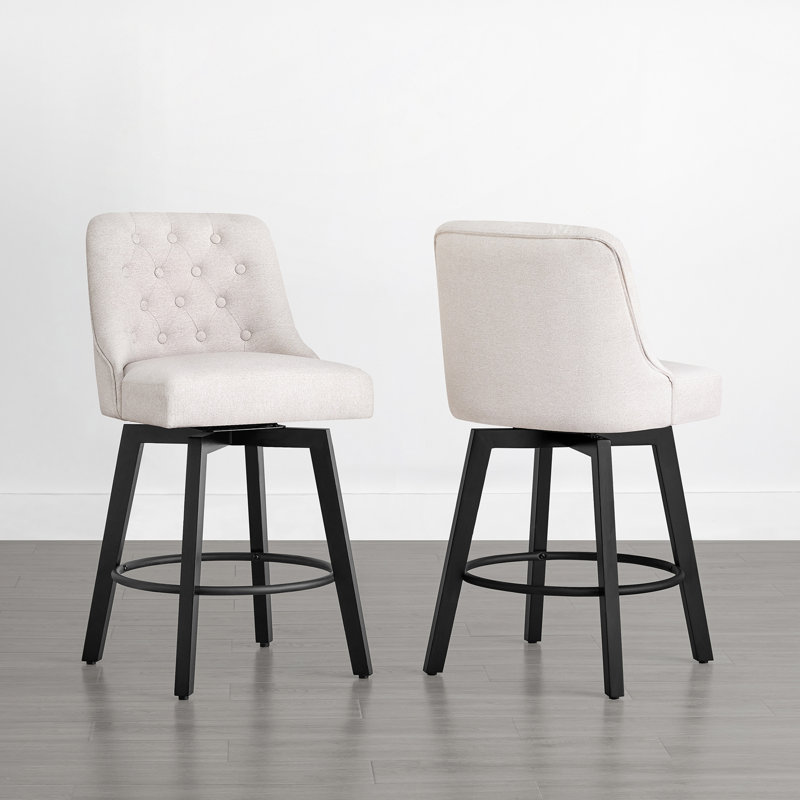 Tabouret de comptoir Arjean 26, Blanc