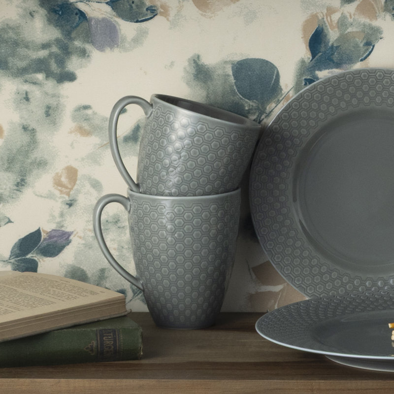 Ensemble de 4 tasses Kikko, 16 oz, Mousse