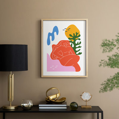 Matisse CDXLIX, reproduction d'art encadrée - bois massif