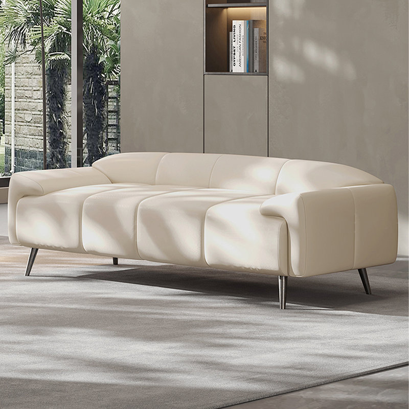 Upholstered Bench, 25.59" H x 59.06" W x 19.69" D, Beige
