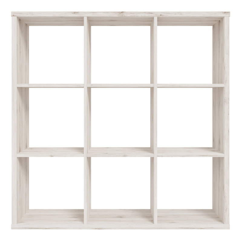 107.3cm H x 107.2cm W Standard Bookcase, Sand Oak