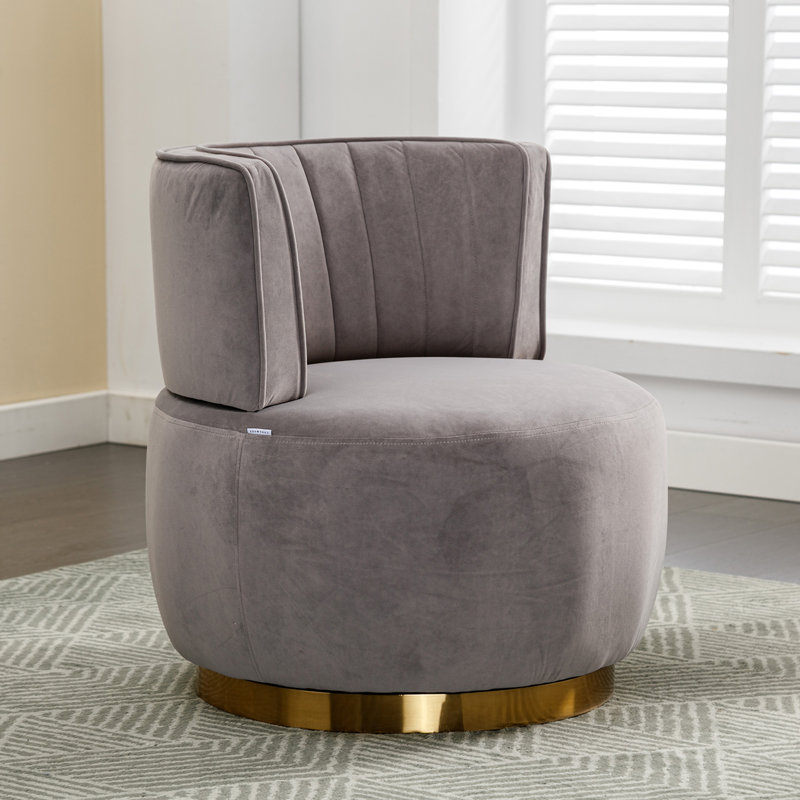 Tabouret de coiffeuse 25,2 po, Gris