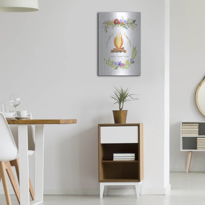 Winston Porter «Sweet Adventure Fire» par Art Licensing Studio, art mural en métal