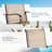 Filep Outdoor 15.7'' Stool