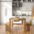 Dejon Rectangular Solid Pine Farmhouse Dining Table-87785164-87784568