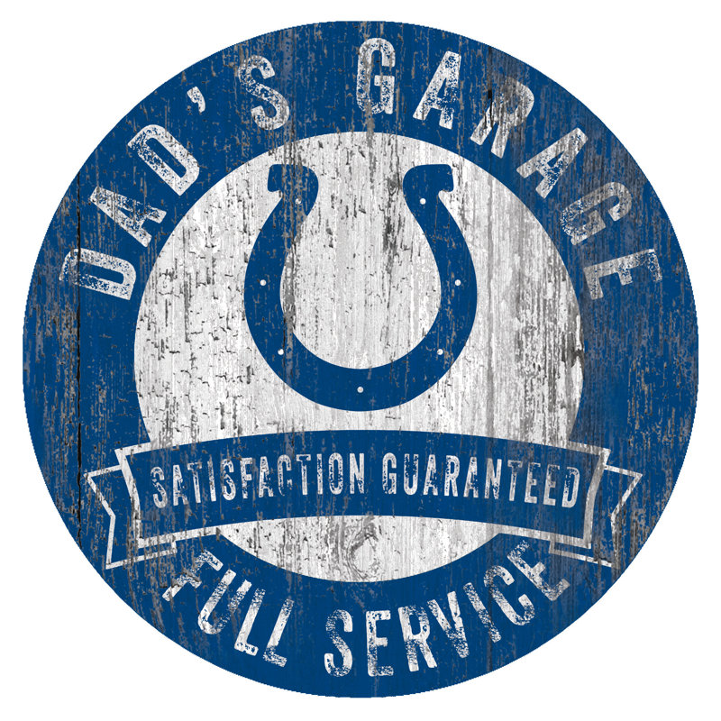 Décoration murale NFL Dad's Garage, Colts d'Indianapolis