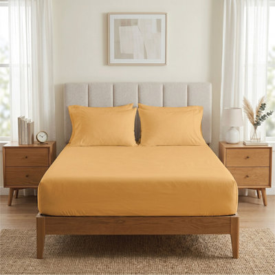 Eemeli Microfiber 30cm Deep Pocket Fitted Sheet – Ultra-Soft, Wrinkle-Resistant, Breathable Bedding for Standard Mattresses