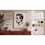 Contemplative Profile Modern - Wrapped Canvas-493822765-493822766