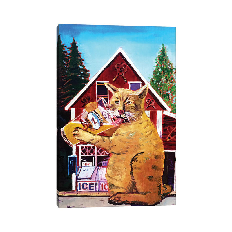Stubbs The Cat Mayor Of Talkeetna by Scott Clendaniel - Wrapped Canvas Gallery-Wrapped Canvas Giclée