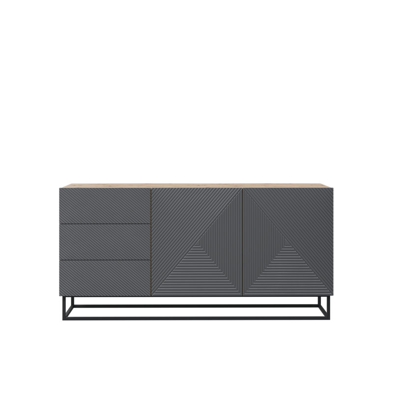 Melaher 167cm Sideboard, Artisan/Rivier Stone
