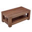 Une table basse moderne et pratique. La table basse à double couche est fabriquée en panneau de fibres à densité moyenne. Convient au salon (table incluse seulement)-707526751
