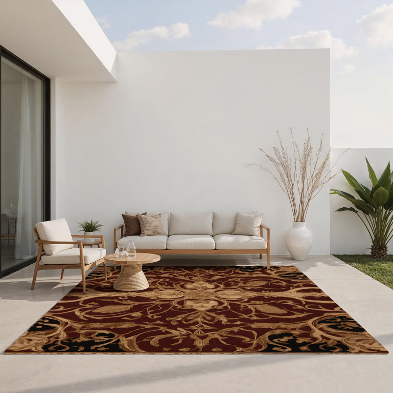 Golden Lyric Indoor And Outdoor Area Rug, Rectangle 2' x 3'