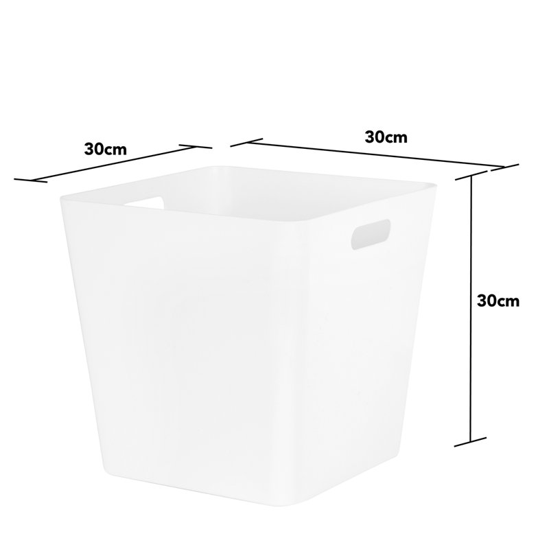 Wham Studio Basket 15.01 Cube, White