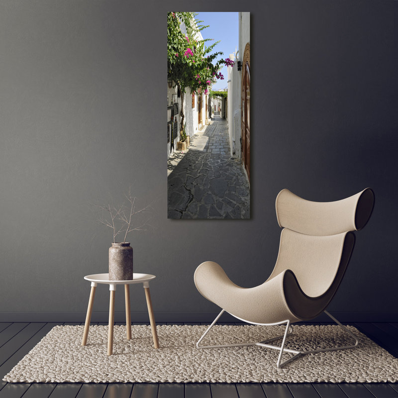A Charming Path - Wrapped Canvas Print