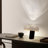 Kingpin 10" Modern LED Table Lamp With Marble Base