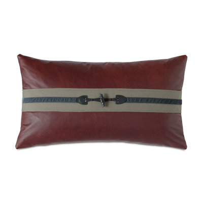 Housse et insert de coussin lombaire en cuir Kilbourn