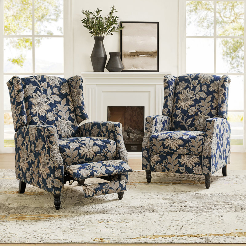 Sobotka Upholstered Recliner, Garden Polyester Blend