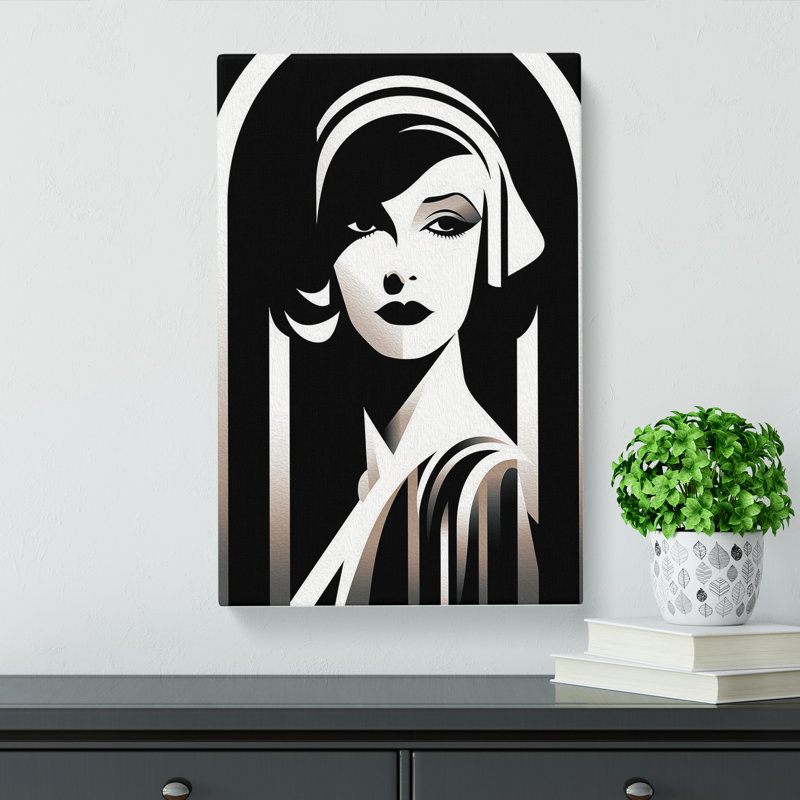 Woman Line - No Frame Print, 60cm H x 40cm W x 3cm D