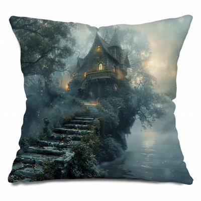 Linen Reversible Throw Pillow