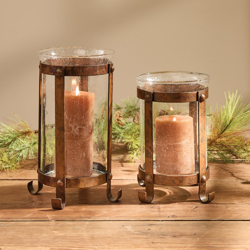 Metal Tabletop Pillar, 10.75" H x 7.25" W x 7.25" D