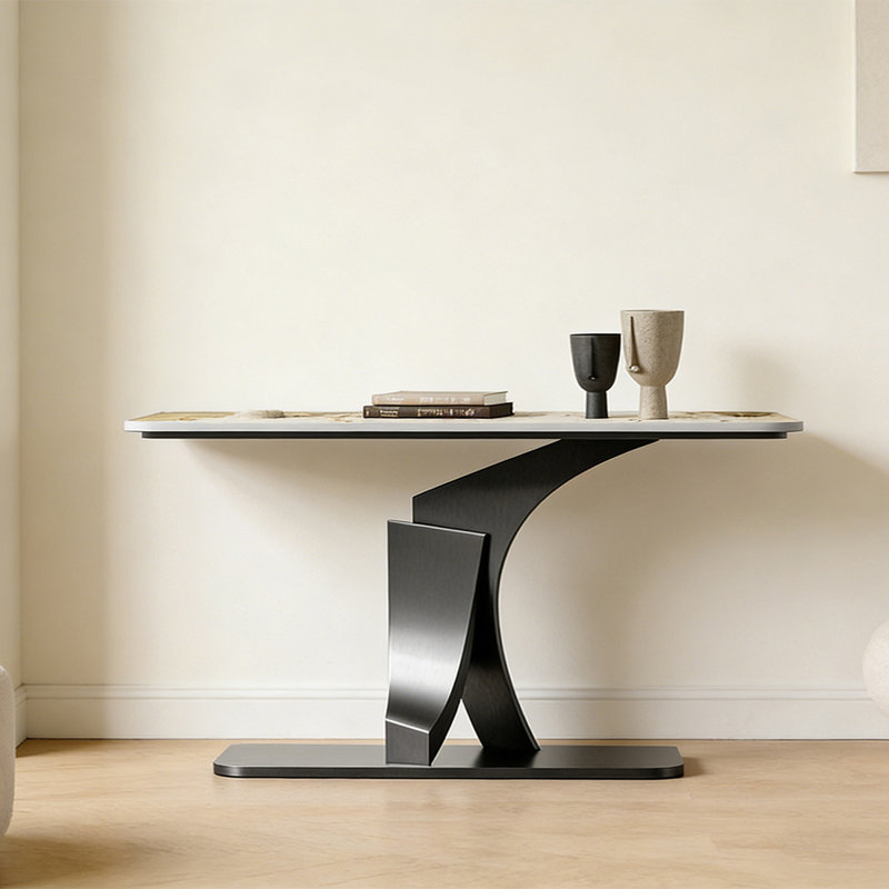 Console Modern Minimalist Art, H 33,46 po x l 47,24 po x P 13,78 po, Gris