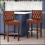 Tabouret de bar à hauteur réglable avec siège rembourré pour un confort et une conception moderne, pour un usage domestique et commercial-697672027