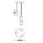Luminaire suspendu rond 3 lumières Jamarra - 120V - 45W - 5 CCT-13685708