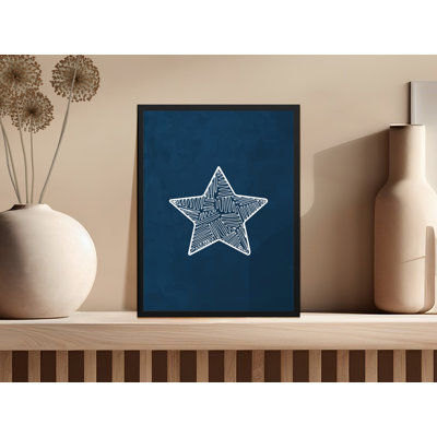 Chalres Single Picture Frame Print
