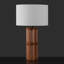 Lampe de table en bois Ferdinand