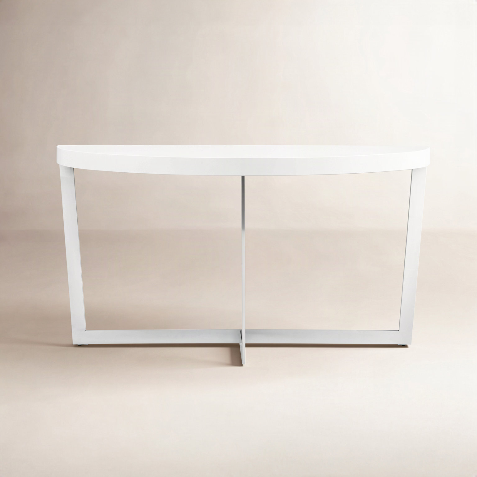 Jackson 55" Console Table, White