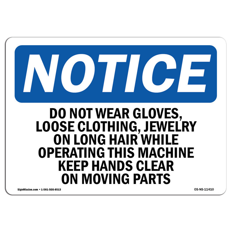 Ne pas porter de gants